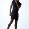 Move Dance Men's Beat Dance Shorts -Best Dance Clothing Shop MOR0636 BLK FRONT 2 73060.1678884709