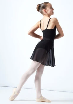 Move Dance Teen Adaline Chiffon Skirt -Best Dance Clothing Shop MOR5023 BLK BACK 1 67852.1678884758