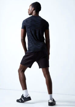 Move Dance Men's Rhythm Dance T Shirt -Best Dance Clothing Shop MOS0624 NVY BACK 1 14463.1678884793