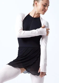 Move Dance Juliet Fine Knit Shrug -Best Dance Clothing Shop MOZ0722 PNK FRONT 1T 21946.1696981489