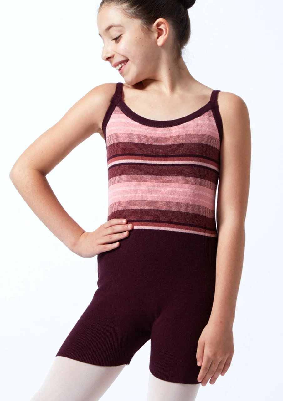 Move Dance Teen Mimi Striped Knit Dance Warm Up Suit 6 Move Dance Teen Mimi Striped Knit Dance Warm Up Suit - Image 4