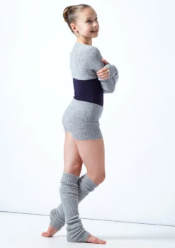 Move Dance Teen Daniella Knit Shrug -Best Dance Clothing Shop MOZ5718 GRY BACK 1 04252.1678885168
