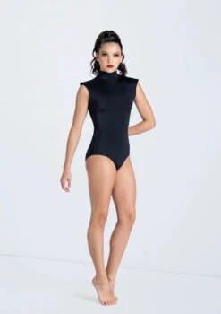 Weissman Strong Shoulder Leotard -Best Dance Clothing Shop MT13224 black 469 85726.1698840510