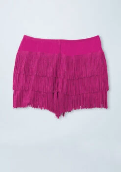 Weissman Fringe Shorts -Best Dance Clothing Shop MT3228 lipstick offfigure 004 68596.1678891258