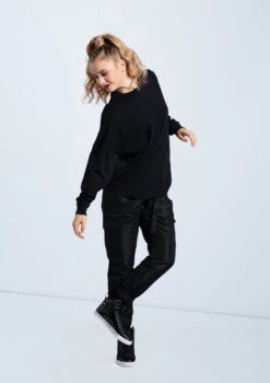 Weissman Long Sleeve Tee -Best Dance Clothing Shop PT12725 black AH12406 black 801 47198.1698840510