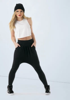 Weissman Sleeveless Crop Top 6 Weissman Sleeveless Crop Top -Best Dance Clothing Shop PT7687 white AH6773 black 2869 84190.1678891438