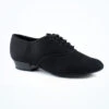 Roch Valley Boys Canvas Oxford Character Shoe 1" -Best Dance Clothing Shop ROBCB MAIN BLK 44838.1678885375