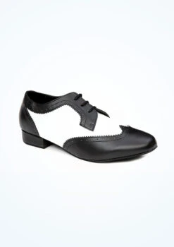 Roch Valley Ritz Two Tone Ballroom Shoe 1.2" -Best Dance Clothing Shop RORITZ MAIN BKWT T 15138.1694686184