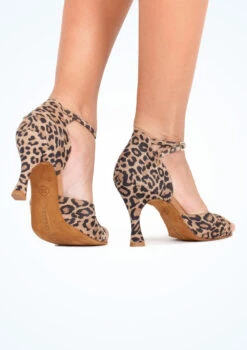 Rummos Leopard Salsa & Tango Shoe 3" -Best Dance Clothing Shop RU385700 BACKLEGM LEP 65869.1678885456