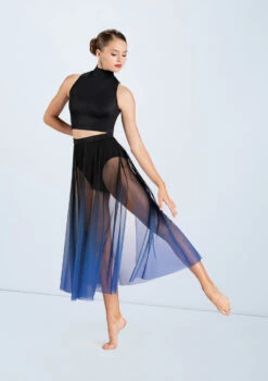 Weissman Ombre Mesh Maxi Skirt -Best Dance Clothing Shop S12372 royal 1291748 29616.1678891465