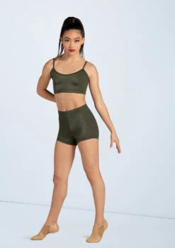 Weissman Lustre Camisole Bra Top -Best Dance Clothing Shop SH11076 olive SH11070 olive 2242 02747.1678891517