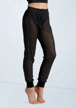 Weissman Mesh Jogger Pants -Best Dance Clothing Shop SM11625 black 160372 84111.1698840527