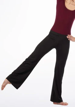 Tappers & Pointers Basic Jazz Pant -Best Dance Clothing Shop TAJAZZ BLK FRONT 1T 78075.1698812044