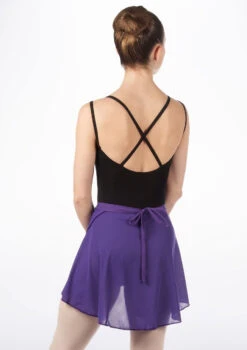Tappers & Pointers Wrap Dance Skirt -Best Dance Clothing Shop TAWRAP BACKM PUR 99913.1678886452