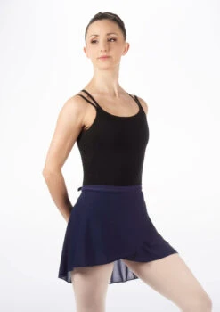 Tappers & Pointers Wrap Dance Skirt -Best Dance Clothing Shop TAWRAP MAIN NVY 43042.1678886452