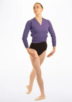 Tappers & Pointers Knit Ballet Wrap -Best Dance Clothing Shop TAXCLS MAIN PUR 49593.1678886458