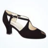 Werner Kern Georgia Ballroom Shoe 2.35" - Black -Best Dance Clothing Shop WEGEORGIA MAIN BLK 36139.1678886599