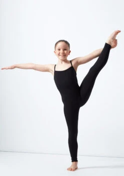 Alegra Karly Girls Camisole Catsuit -Best Dance Clothing Shop al c5226 alegra karly girls camisole catsuit black front T 06282.1690534006