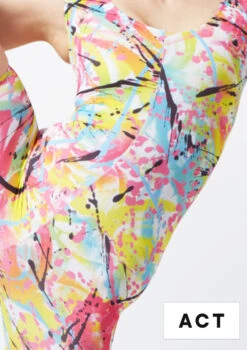 Alegra Girls Patterned Crop Leggings -Best Dance Clothing Shop al p5206 p alegra girls patterned crop leggings colour swatch no4 20773.1678876125