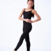 Alegra Teen Camisole Catsuit -Best Dance Clothing Shop alc5125 black front 1 08552.1683933400