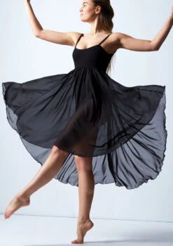 Capezio Empire Dress -Best Dance Clothing Shop bg001 blk front 1t 22671.1698805298