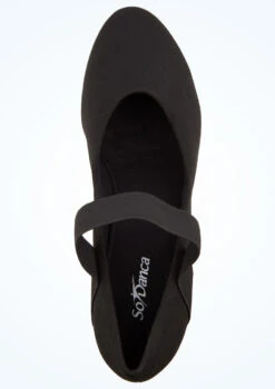 So Danca Vanna Practice Ballroom Shoe 2.5" -Best Dance Clothing Shop bl188vanna blk top 1 68612.1678885558