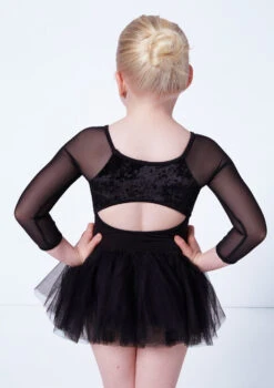 Bloch Girls Kelsey Tutu Leotard -Best Dance Clothing Shop blcl0249 black close up back 01065.1675901673
