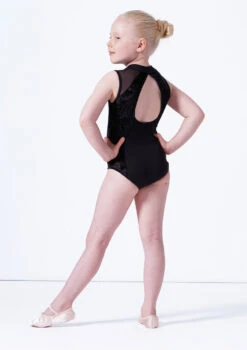 Bloch Girls Madinsson Zip Front Tank Leotard -Best Dance Clothing Shop blcl1035 black back 2 72159.1675901673