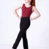 Bloch V-Front Coupe Jazz Pants -Best Dance Clothing Shop blcp5453 black front 1 16454.1689290314