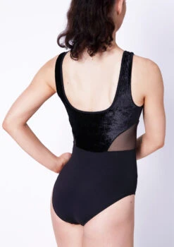 Bloch Larissa Scoop Neck Tank Leotard -Best Dance Clothing Shop bll1005 black close up back 81750.1675901949