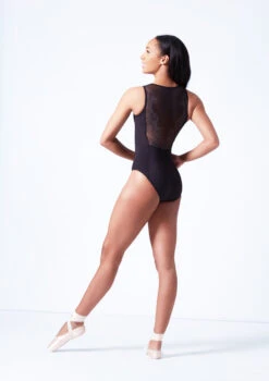 Bloch Maya Scoop Neck Lace Tank Leotard -Best Dance Clothing Shop bll4155 black back 35656.1679927431