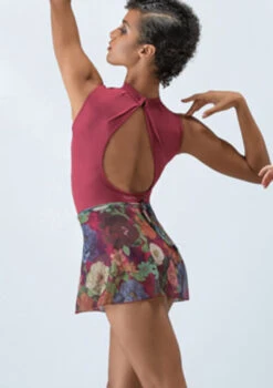 Ballet Rosa Lida Printed Wrap Skirt -Best Dance Clothing Shop br lida printed wrap skirt back multi 2t 25401.1698803367