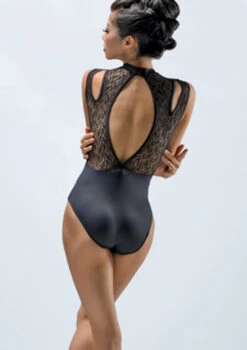 Ballet Rosa Dominique Keyhole High Neck Leotard -Best Dance Clothing Shop br dominque keyhole high neck leotard back blk 2t 71285.1698802957
