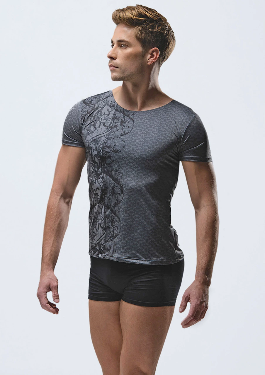 Ballet Rosa Mens Abrax Printed T-shirt 4 Ballet Rosa Mens Abrax Printed T-shirt - Image 2