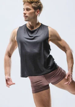 Ballet Rosa Mens Kosal Tank Top -Best Dance Clothing Shop brkosal black frontmain 1t 58039.1698803367