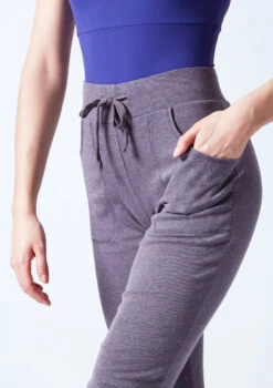 Ballet Rosa Drawstring Cuffed Pants 16 Ballet Rosa Drawstring Cuffed Pants -Best Dance Clothing Shop brlazuli grey close up front 54795.1678926827