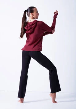 Ballet Rosa Warm Up Hoodie -Best Dance Clothing Shop brolivine red back 53806.1678926911