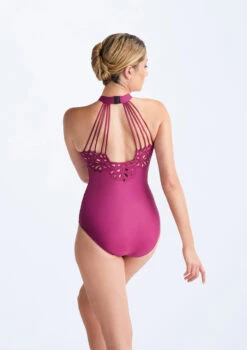 Ballet Rosa Via Laser Cut Floral Halter Leotard 8 Ballet Rosa Via Laser Cut Floral Halter Leotard -Best Dance Clothing Shop brvia cerise back 17924.1686007154