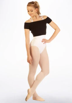 Capezio Soft Knit Dance Sweater -Best Dance Clothing Shop ca 11383w capezio soft knit dance sweater black front 77716.1678927026