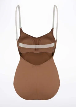 Capezio BraTek Nude Camisole Leotard 10 Capezio BraTek Nude Camisole Leotard -Best Dance Clothing Shop ca 3565 capezio bratek nude camisole leotard brown back 59528.1678927120