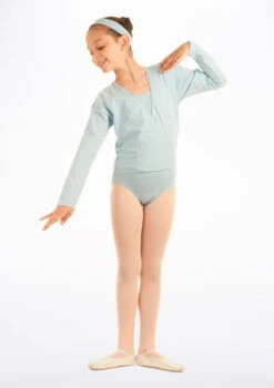 Capezio Class Kids Crossover Ballet Wrap -Best Dance Clothing Shop ca d850c capezio class kids crossover ballet wrap blue 38387.1689290833
