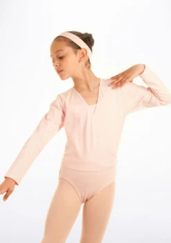 Capezio Class Kids Crossover Ballet Wrap -Best Dance Clothing Shop ca d850c capezio class kids crossover ballet wrap pink 25205.1689290828