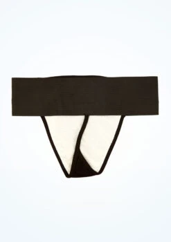 Capezio Mens Quilted Cotton Thong Dancebelt -Best Dance Clothing Shop ca n5930 capezio mens quilted cotton thong dancebelt black back 04801.1678927348