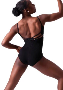 Capezio V Neck Camisole Leotard -Best Dance Clothing Shop cacc102 black back t 68987.1698805299