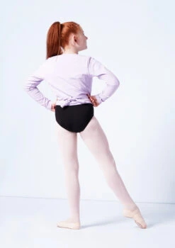 Capezio Class Kids Crossover Ballet Wrap -Best Dance Clothing Shop cad850c lavender back 65143.1689290834