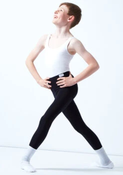 Freed Mens RAD Stirrup Tights -Best Dance Clothing Shop frr317p black front 2 67597.1676420536