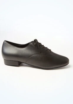 International Dance Shoes Mens MT Ballroom Shoes - 1" -Best Dance Clothing Shop idsmt black side 20522.1697066958