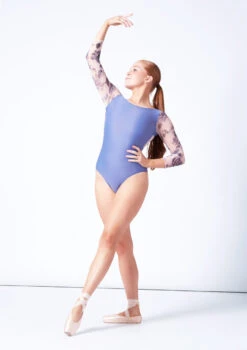 Intermezzo Catalina 3/4 Sleeve Leotard 16 Intermezzo Catalina 3/4 Sleeve Leotard -Best Dance Clothing Shop it31653 blue front 2 61543.1697239953