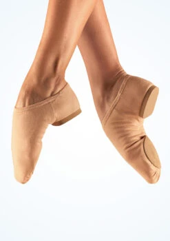 So Danca Canvas Split Sole Jazz Shoe - Nude -Best Dance Clothing Shop jz 75 so danca canvas split sole jazz shoe nude tan T 61382.1698810918