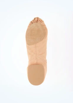 So Danca Canvas Split Sole Jazz Shoe - Nude -Best Dance Clothing Shop jz 75 so danca canvas split sole jazz shoe nude tan no3 65540.1678885790